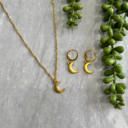 Luna Set - Necklace + Earrings